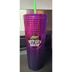 Alani Nu Witch's Brew Purple Tumbler Cup Halloween Straw Cup HTF